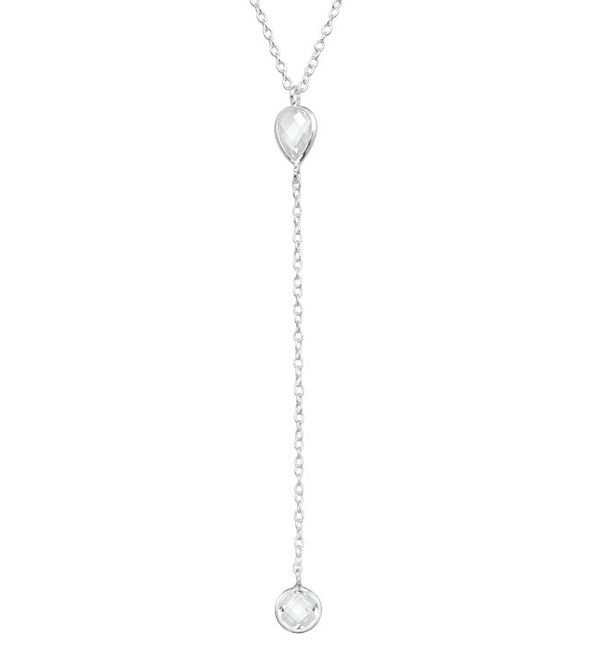 Hovedbilde Crystal Drop Lariat Necklace