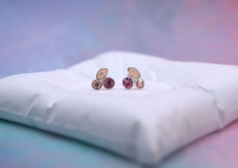 Blush Blossom Studs