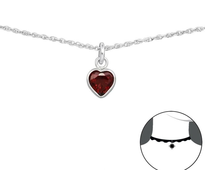 Hovedbilde Red Heart Choker