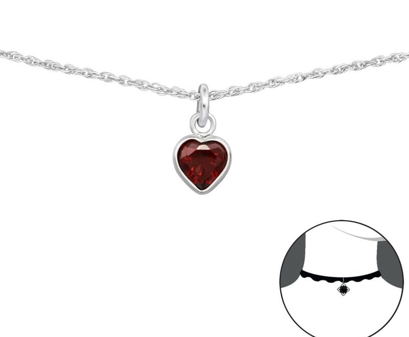 Red Heart Choker