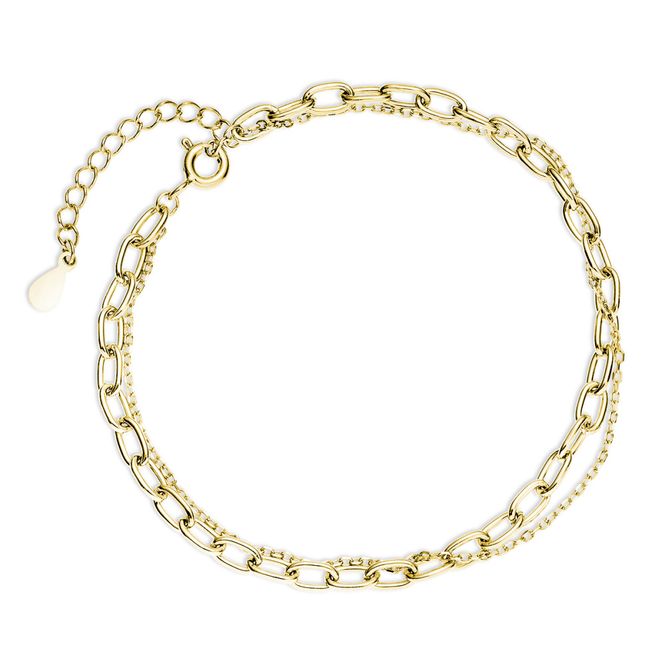 Hovedbilde Golden Duo Link Armbånd