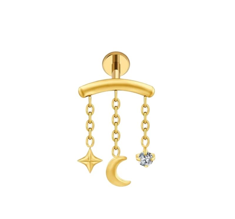 Moon & Star Hidden Helix Titan Labret Gull