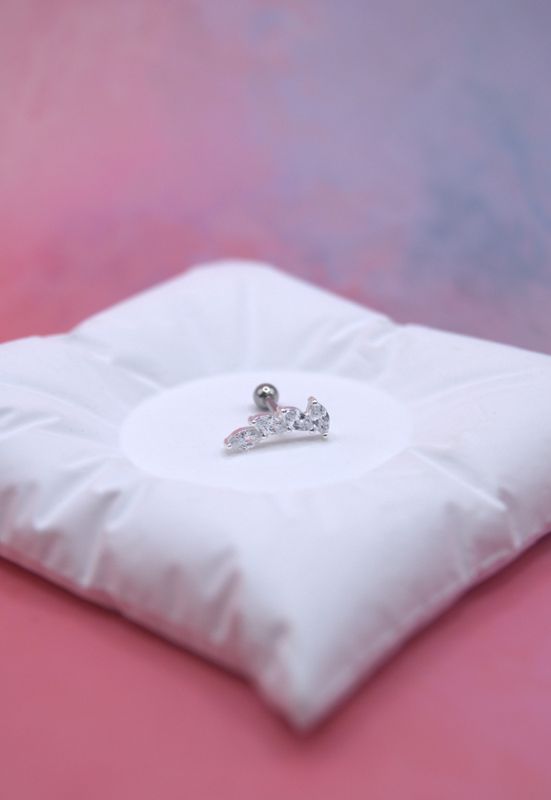 Silver Leaf piercing