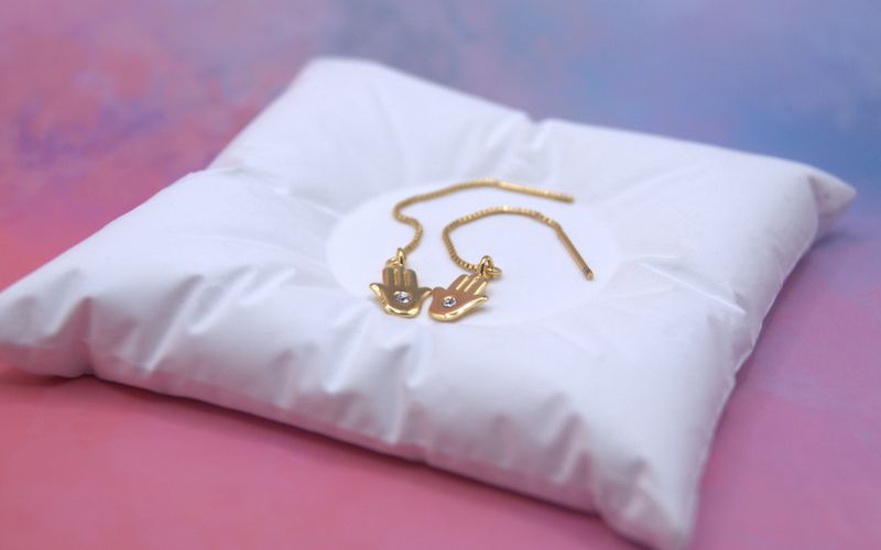 Hamsa hånd øredobber